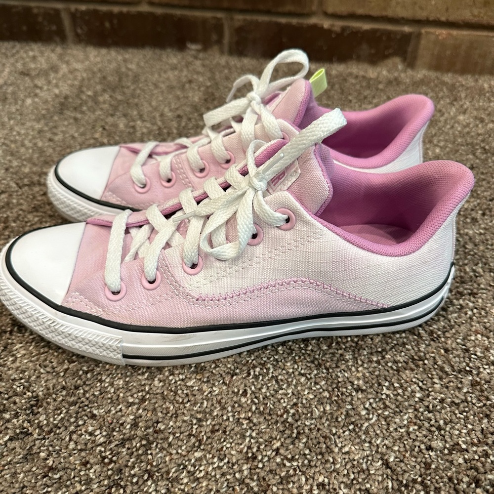 Converse Chuck Taylor All Star Rave Stardust Lilac Pink White Size 8 - Picture 5 of 8